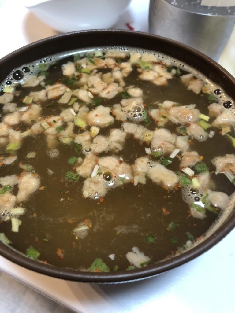 辛いチゲスープ
