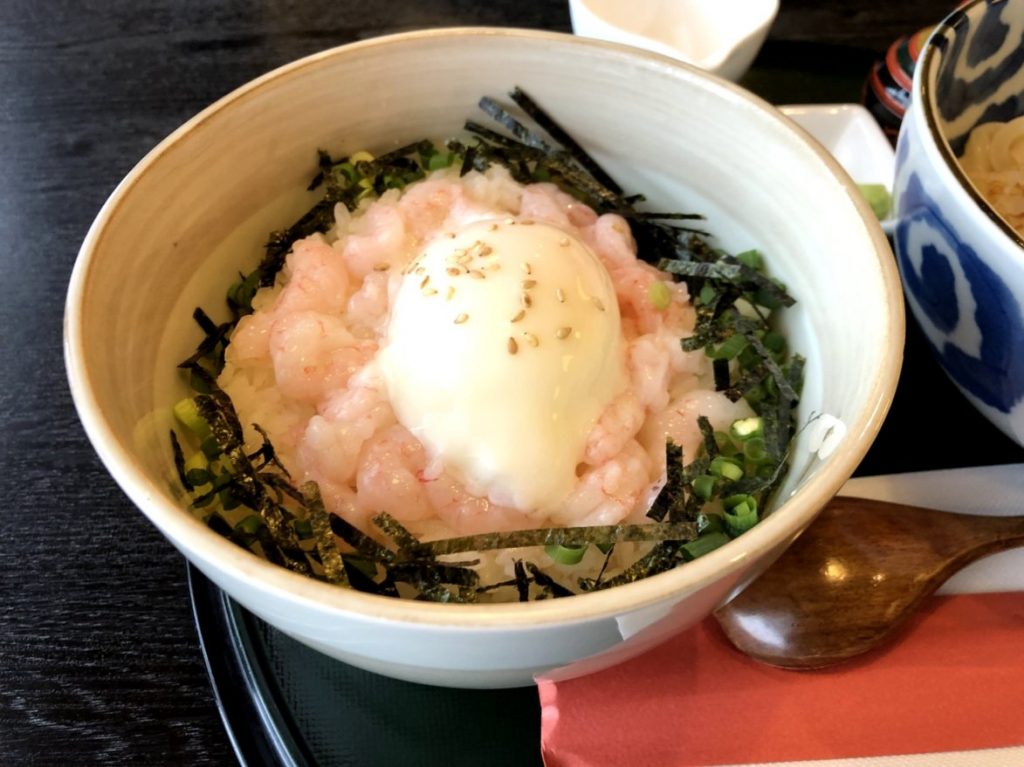 甘エビ温たま丼