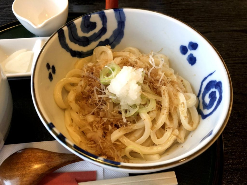 冷やしぶっかけうどん