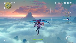 空を飛ぶ雷電将軍